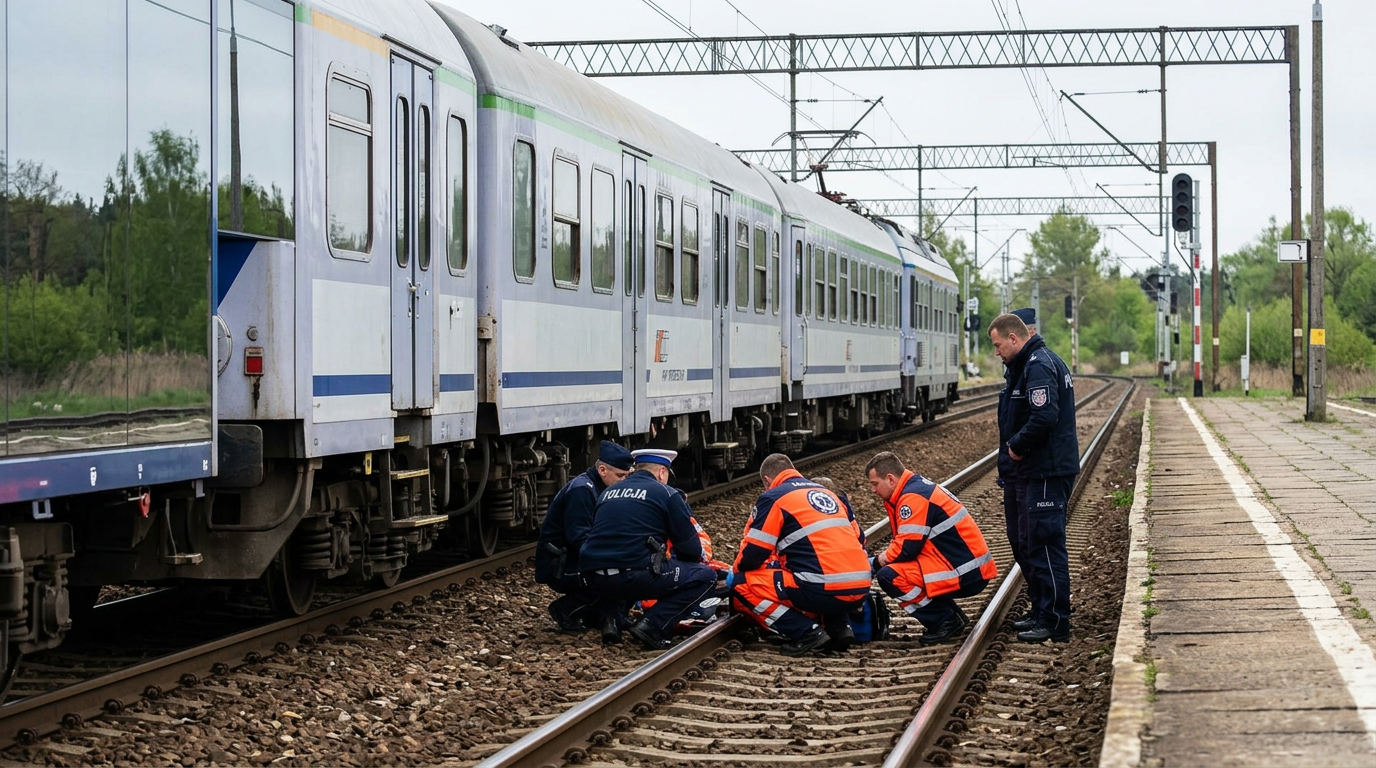 Tragiczny wypadek w Redzie. Mężczyzna zginął pod kołami pociągu...
