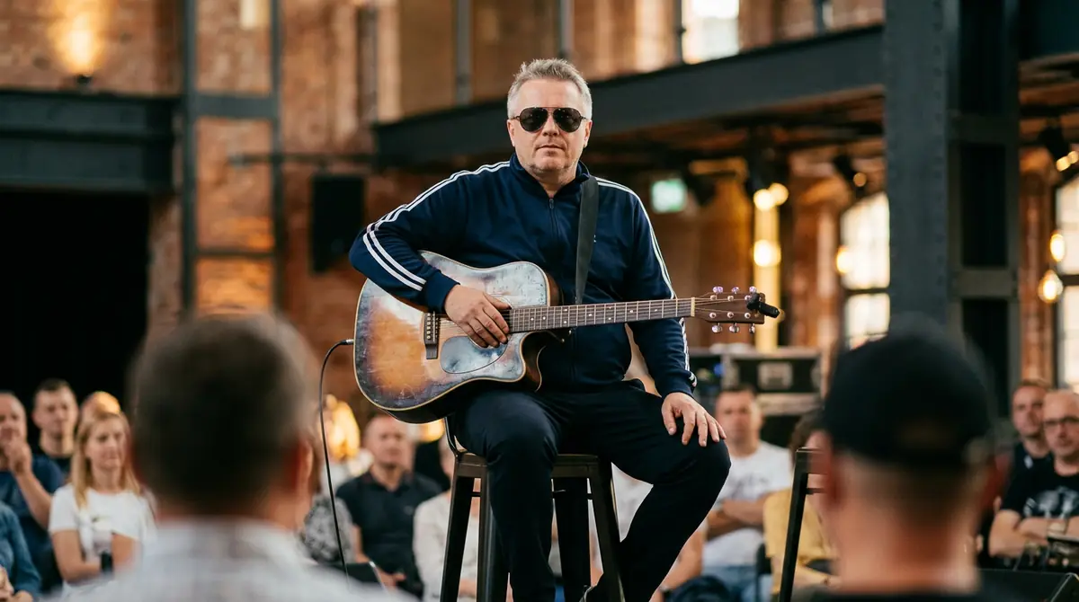 Muniek Staszczyk w Redzie: Spotkanie autorskie i recital w Fabryce Kultury