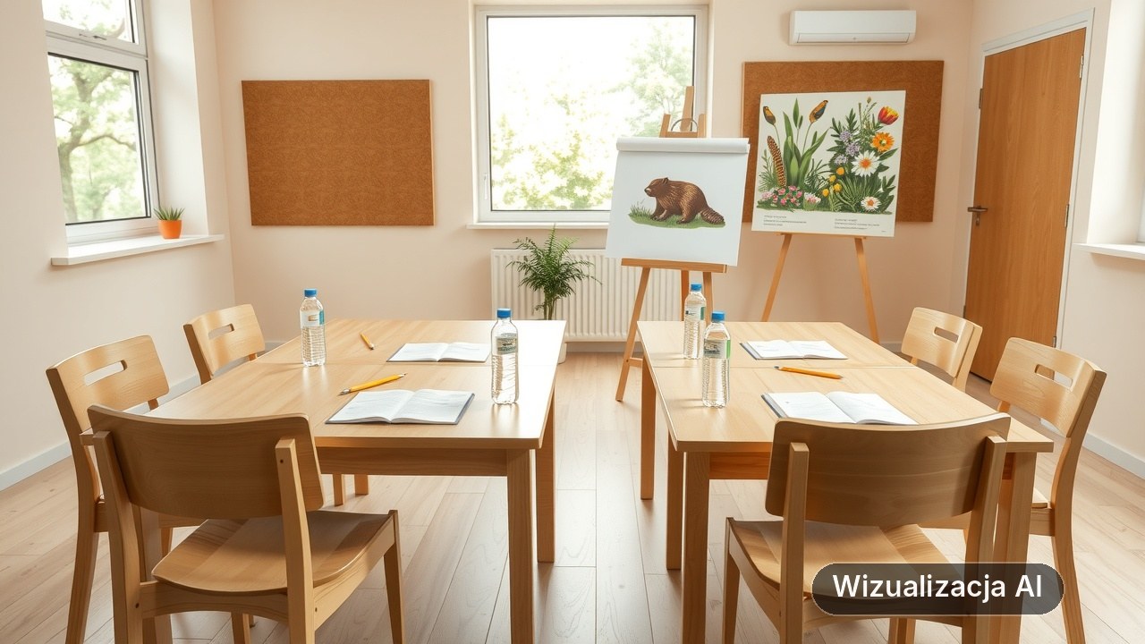 Uczniowie z Redy i Gifhorn na wymianie młodzieży (wizualizacja AI)