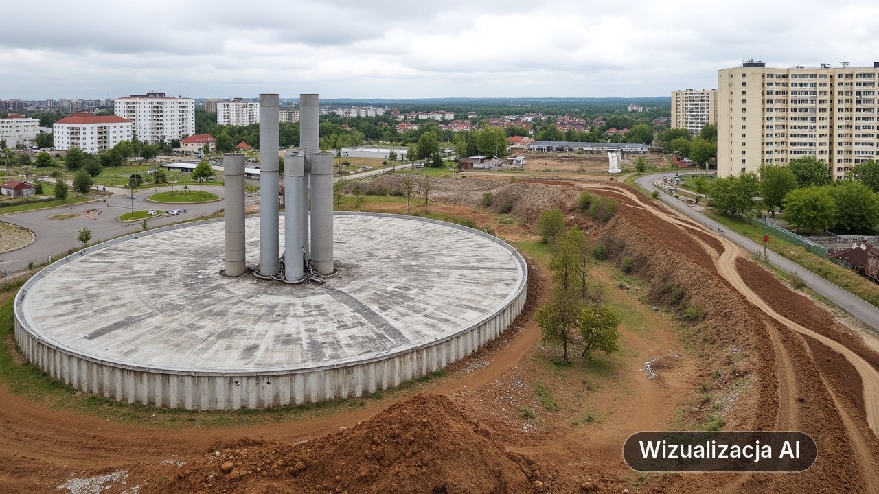 Służyła mieszkańcom przez ponad cztery dekady. Wyłączono zasłużony obiekt (wizualizacja AI)