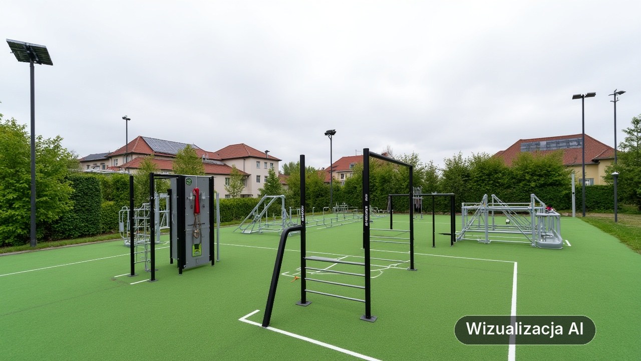 Nowoczesne obiekty dla miłośników aktywności. Rusza rozbudowa bazy sportowej (wizualizacja AI)