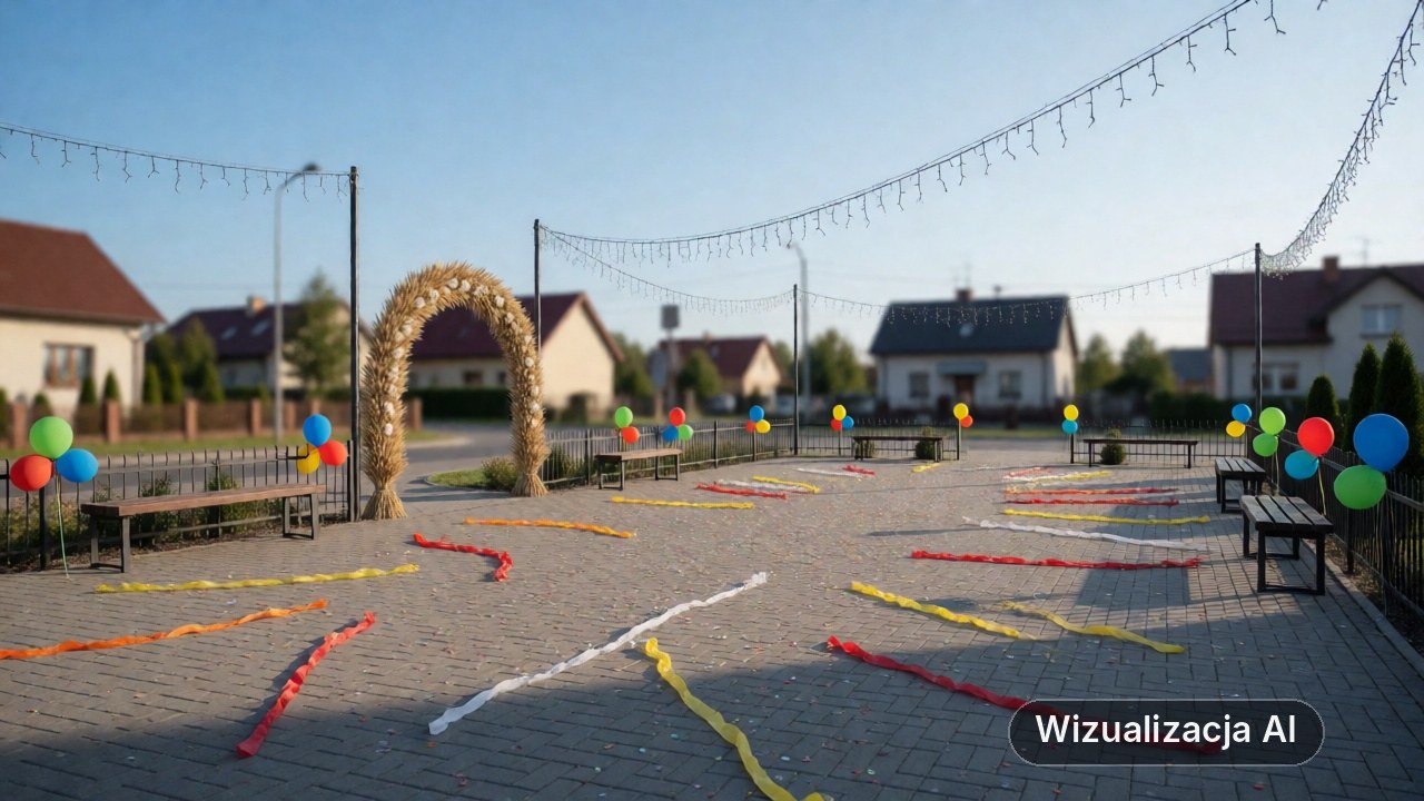 Senioriada 2026 w Redzie. Przemarsz ulicami miasta (wizualizacja AI)