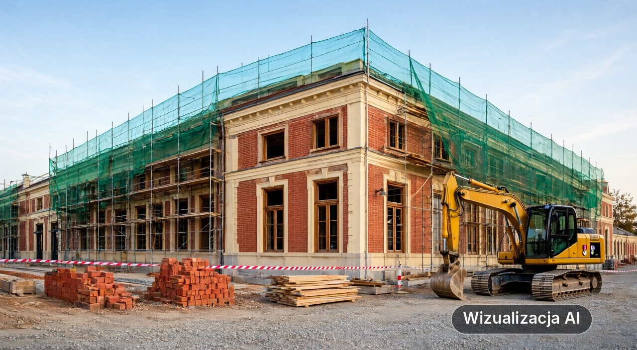 Kolejna stacja w regionie wypięknieje. Rusza modernizacja dworca w Redzie (wizualizacja AI)